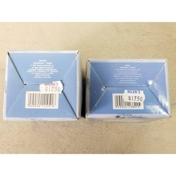 Enesco Sugar Town Chapel 1993 & Sam's House 1994 Ornament Porcelain White x2 Vtg - Picture 14 of 15